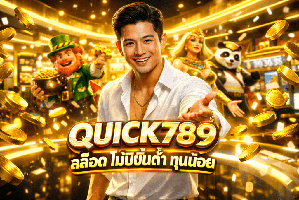 QUICK789 สล็อต ไม่มีขั้นต่ำ ทุนน้อย โบนัสแตกง่าย